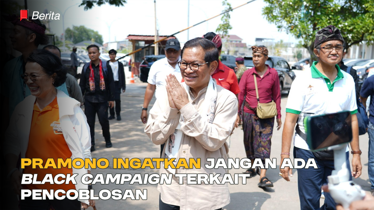 Pramono Ingatkan Jangan Ada Black Campaign terkait Pencoblosan