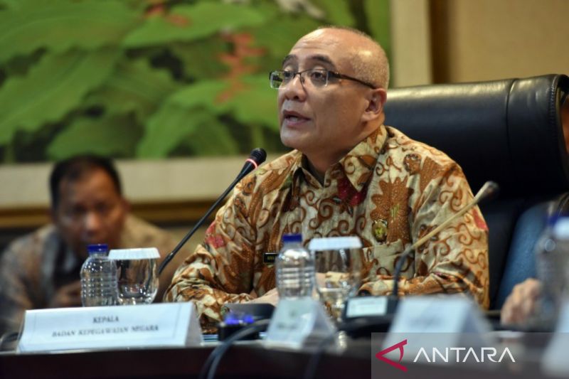 Pelaksana tugas Kepala Badan Kepegawaian Negara (BKN) Bima Haria Wibisana. ANTARA/HO-BKN