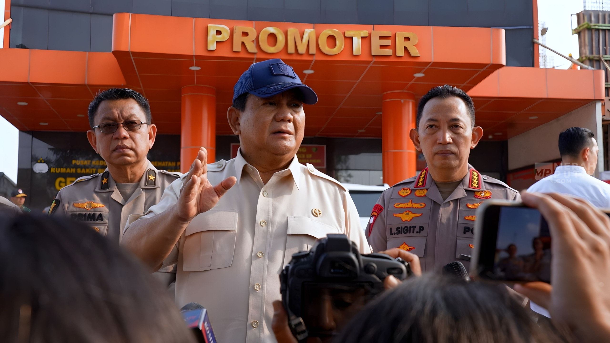 Prabowo Ungkap Kondisi Korban Aksi Ricuh di RS Polri, Ada yang Terbakar Leher, Paha, hingga Alat Vital