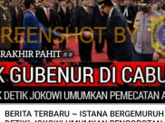 [HOAKS atau FAKTA]: Jokowi Umumkan Pencopotan Anies