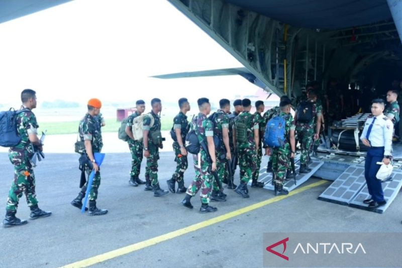 Petugas Upacara HUT RI di IKN Mulai Berangkat dari Halim Pakai Hercules TNI