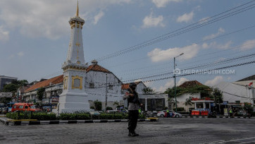 Peringatan Detik-Detik Proklamasi di Tugu Yogya
