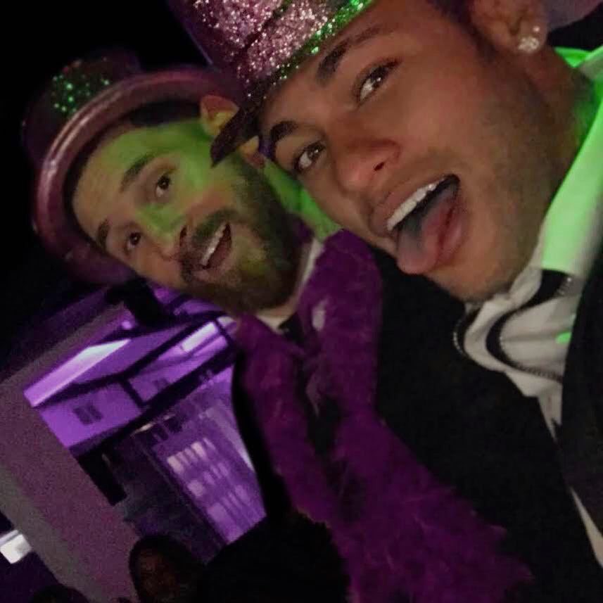 Lionel Messi dan Neymar (Twitter)