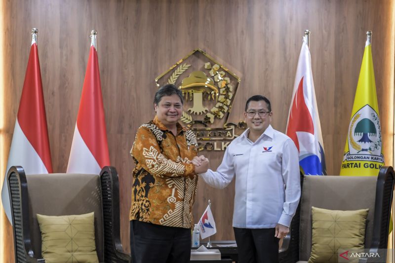 Golkar dan Perindo Bahas Koalisi Besar