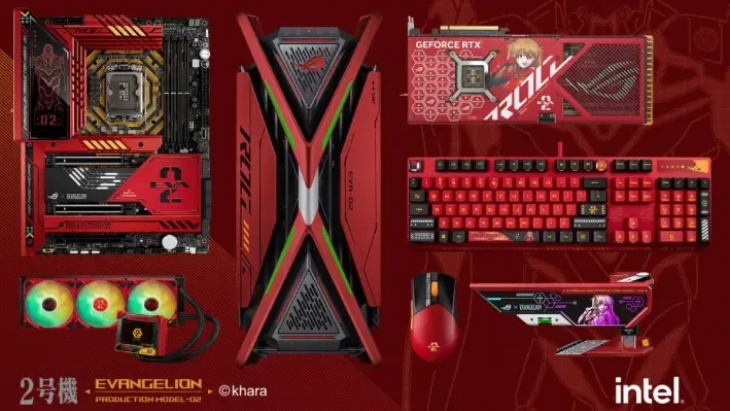 ASUS ROG Hadirkan Komponen PC Gaming ala 'Neon Genesis Evangelion'