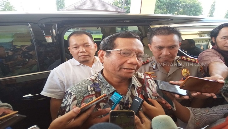 Mahfud MD di Polres Klaten