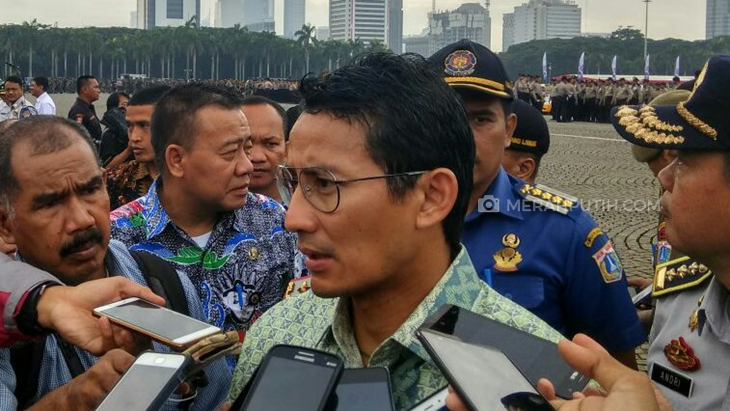 Ini yang Dilaporkan Sandiaga Uno Jelang Natal ke Kapolri