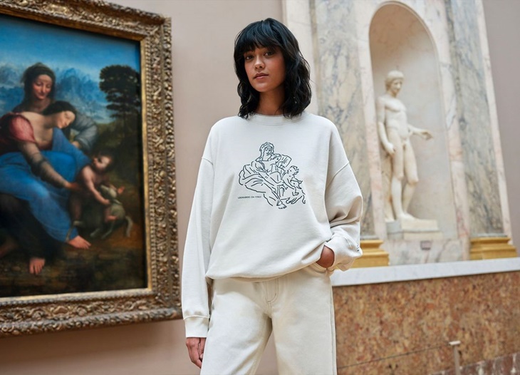 Kaus Mona Lisa ala Museum Louvre x UNIQLO