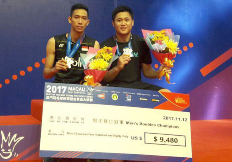 Setelah Juara Macau Open 2017, Ade/Wahyu Targetkan Main di Super Series