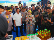 Gerakan Pangan Murah di Seluruh Indonesia, Polri-Bulog Jual Beras hingga Minyak di Bawah Harga Normal