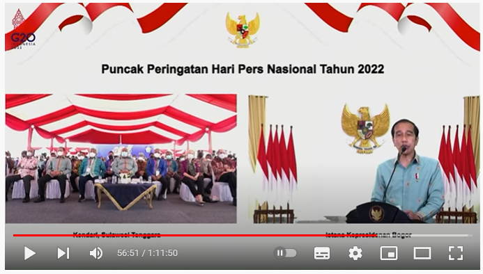 Jokowi Dukung Penataan Ekosistem Industri Pers Dengan Platform Digital Asing