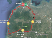 Ratusan Pesepeda dari Tujuh Negara akan Taklukan Gunung Karang dan Pulosari