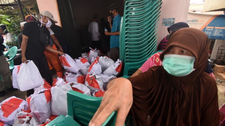 Paket Sembako bansos corona DKI Jakarta