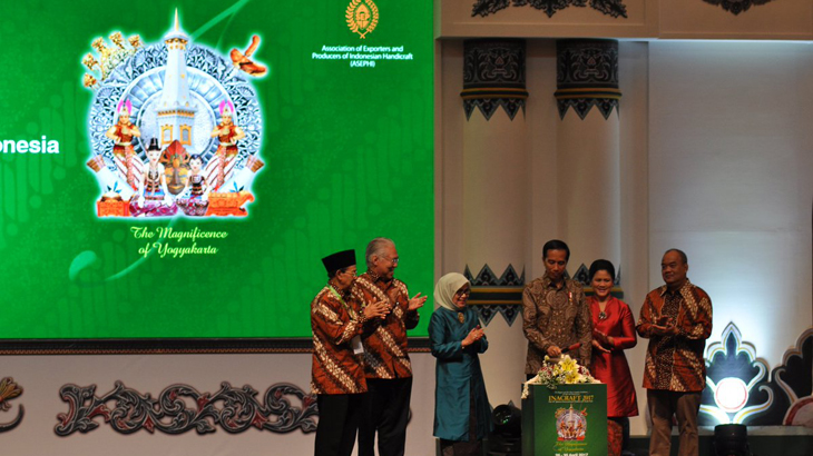Buka Inacraft 2017, Jokowi Cerita Pengalaman Saat Jadi Peserta Pameran