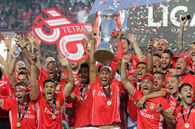 Benfica Kunci Gelar Liga Portugal Keempat Berturut-turut