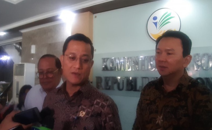 Temui Mensos, Ahok Jajal Kerjasama Penyaluran Bantuan Pertamina Agar Lebih Tepat Sasar