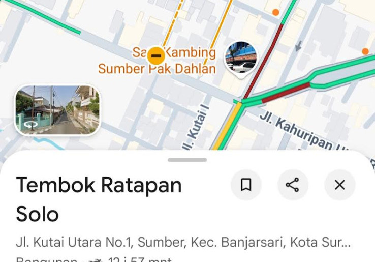 Ketik Tembok Ratapan Solo di Google Maps Malah Nyasar ke Rumah Jokowi
