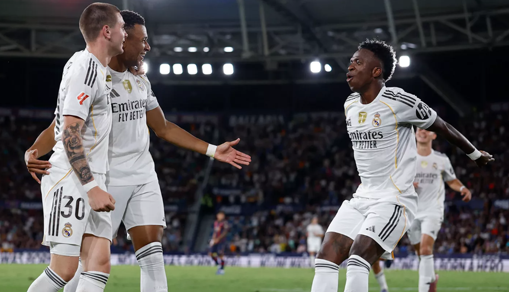 Rekor Sempurna Real Madrid Berlanjut! Hancurkan Levante 4-1, Los Blancos Belum Terkalahkan di Liga Spanyol