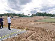Jokowi Tinjau Training Center PSSI di IKN, Progres Sudah 20 Persen