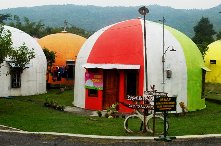 Rasakan Sensasi Liburan Anda di Rumah Dome 'Teletubbies' di Yogyakarta