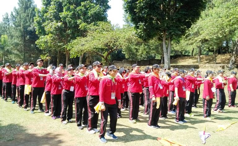 Outbond Taplai Tempa Jiwa Kepemimpinan Gema INTI