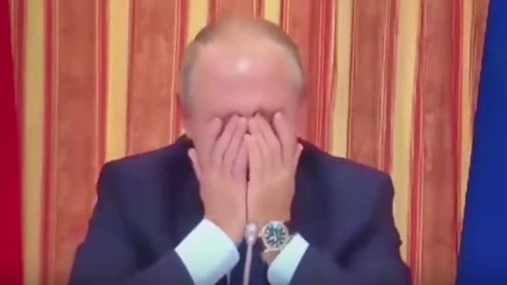 Video Putin Ngakak Ketika Anak Buahnya Ingin Ekspor Babi ke Indonesia 