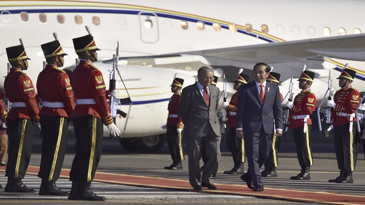 Presiden Jokowi dan Mahathir Mohamad
