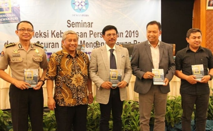 Dewan Pers menggelar diskusi refleksi kebebasan pers di tahun 2019