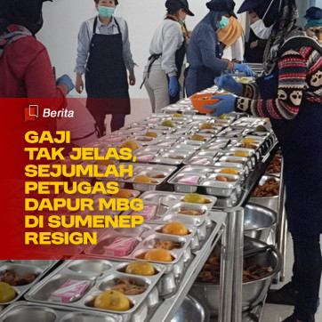Gaji Tak Jelas Petugas Dapur MBG di Sumenep Banyak yang Resign