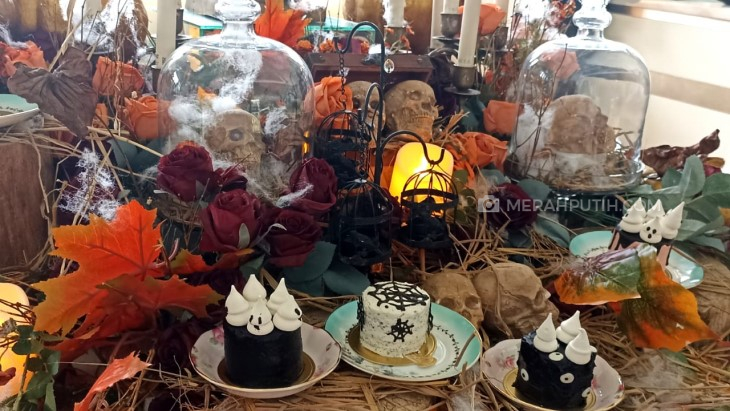 kue le bleu halloween