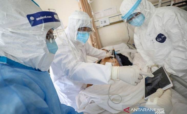 Arsip Foto. Ruang isolasi Rumah Sakit Palang Merah Wuhan di Wuhan, Hubei, Tiongkok. (China Daily via REUTERS)