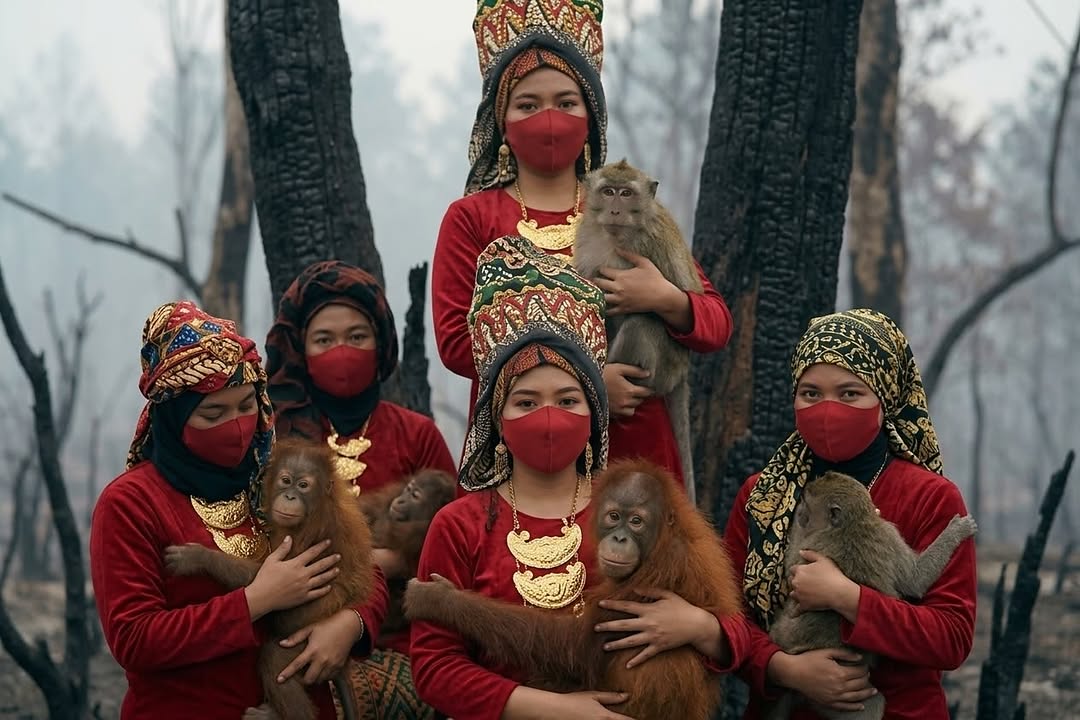 Lewat Fotografi dan Karya Visual, Seniman Sumatra Kritik Karhutla