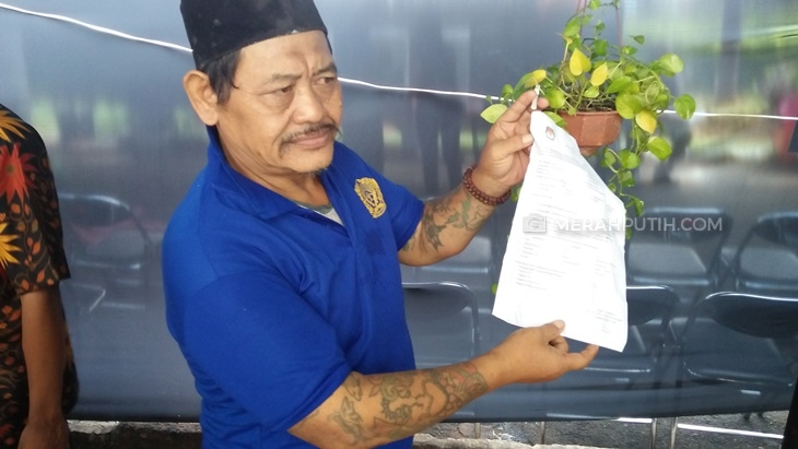 Salah seorang pemilih di Lapas Cipinang. (MP/Asropih)