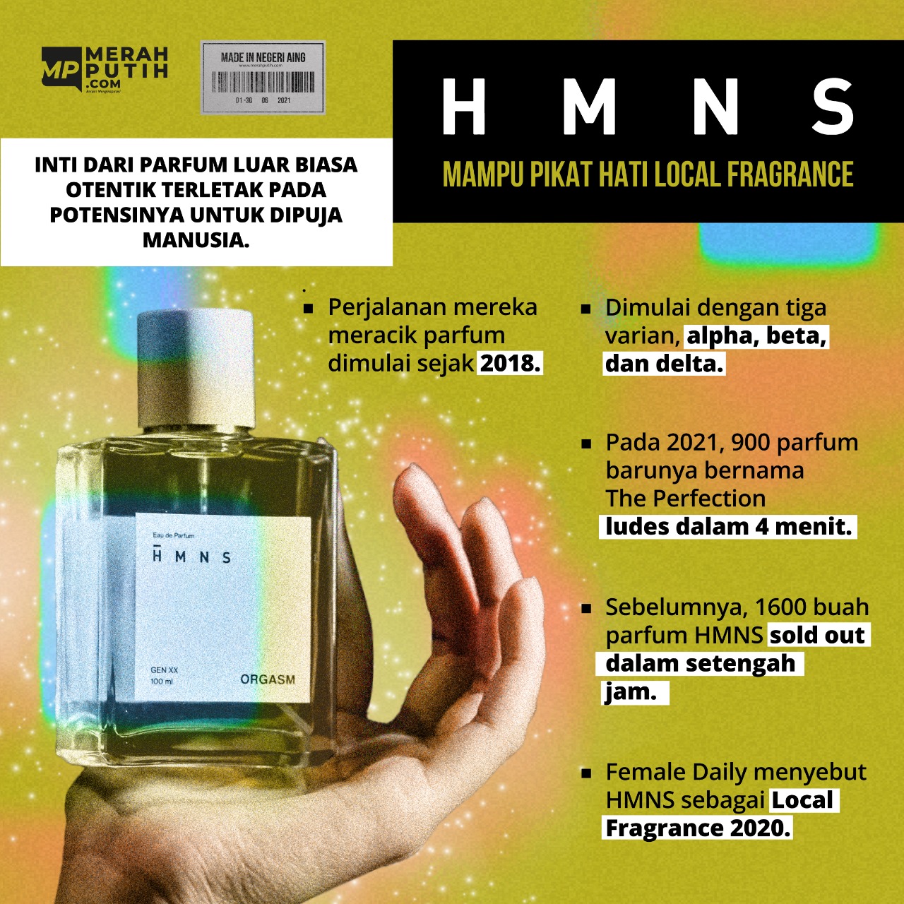 HMNS Mampu Pikat Hati Local Fragrance