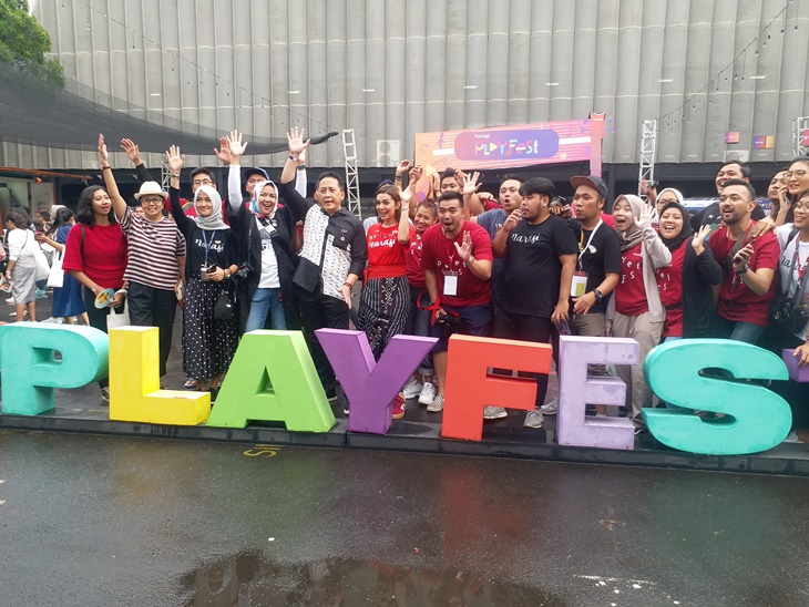 Najwa Shihab, Triawan Munaf dan kru Narasi Playfest 2018