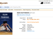 Buku Islam Ala Prabowo Ramai Diperbincangkan, Ini Pengarang, Deskripsi dan Harganya