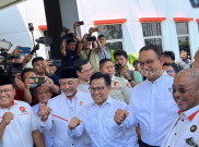Anies-Cak Imin Tiba di Markas PKS