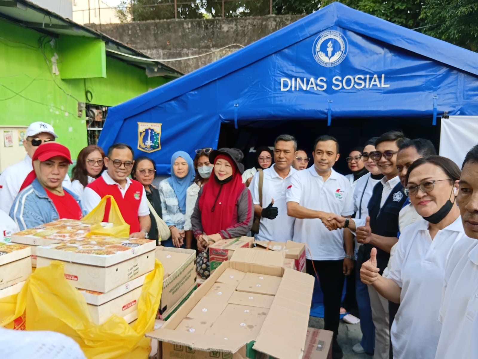Korban Kebakaran Rumah di Gambir  Terima Bantuan Sosial dari GNTI