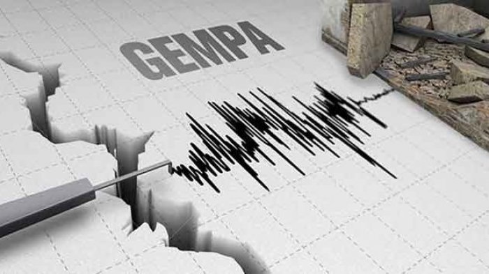 Ilustrasi gempa bumi dahsyat