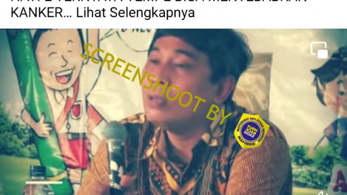 [HOAKS atau FAKTA]: Tempe Dapat Memicu Terjadinya Kanker