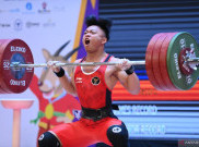 Atlet Angkat Besi Rahmat Erwin Abdullah Raih Medali Perak di Kejuaraan Asia 2022