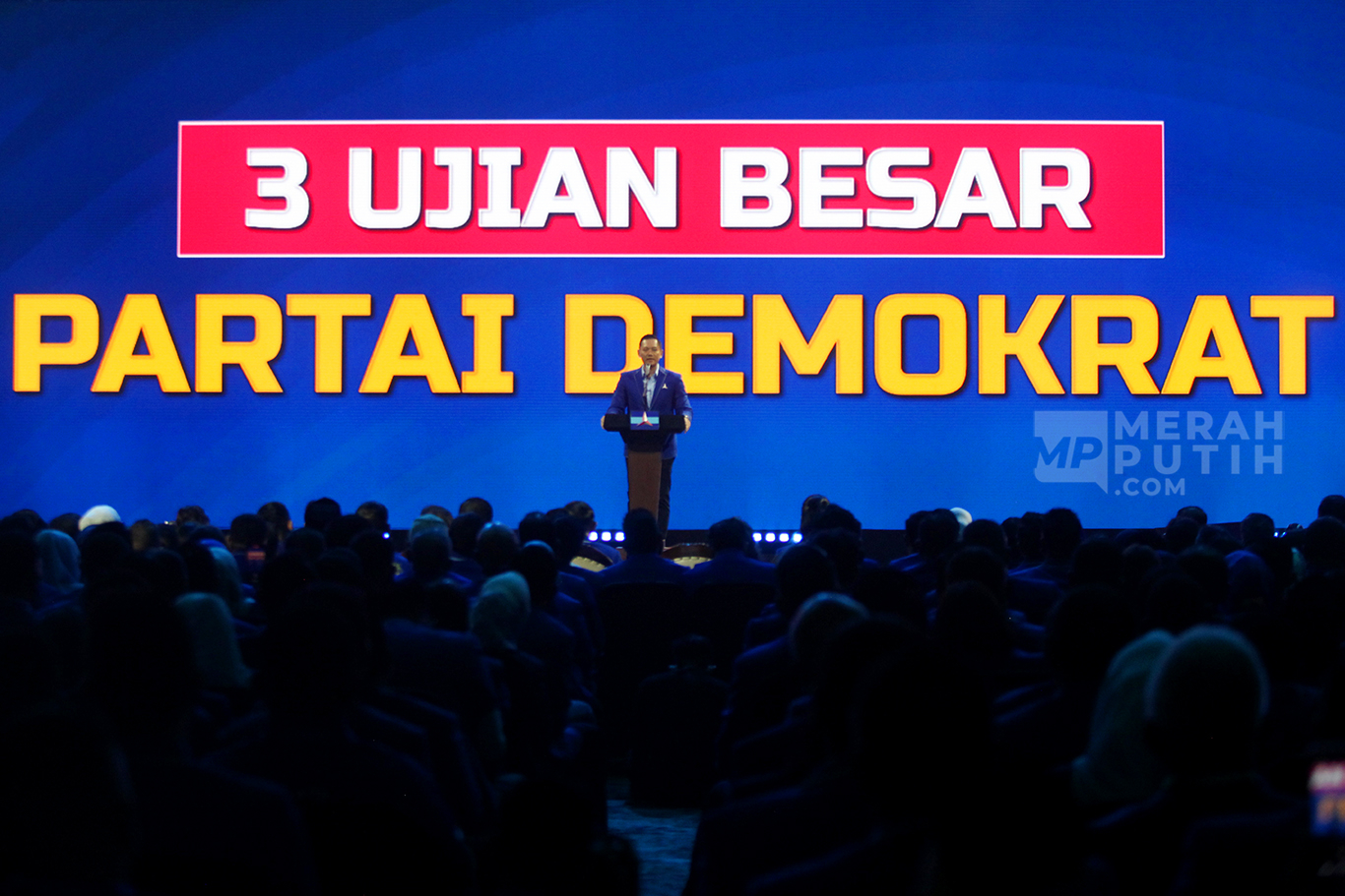 Ketum AHY dan Presiden ke 6 SBY Hadiri Pembukaan Kongres VI Partai Demokrat di Jakarta