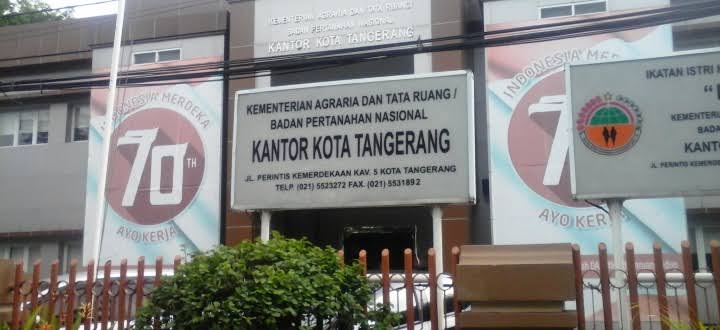 BPN Kota Tangerang Dinilai Tak Profesional