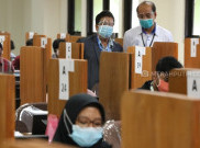 Ujian SBMPTN di UNS, Peserta Tidak Bawa Surat Sehat Rapid Test Dilarang Masuk