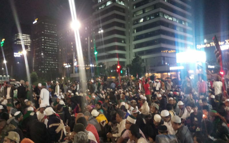 Massa Aksi depan Bawaslu yang akan kembali beraksi besok