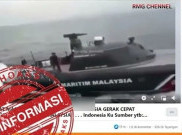 [HOAKS atau FAKTA]: TNI Tembak Kapal Malaysia di Perairan Indonesia