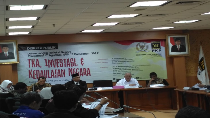Diskusi Publik terkait TKA di Fraksi PKS