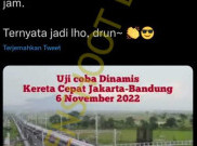 [HOAKS atau FAKTA]: Kereta Cepat Jakarta- Bandung Proyek Pertama di Asia Tenggara