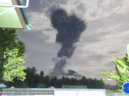 Gunung Ibu Kembali Erupsi, Luncurkan Lava Pijar Setinggi 700 Meter