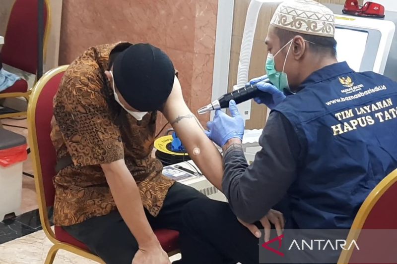 Baznas Jakarta Targetkan Hapus Tato 700 Orang Selama Ramadan